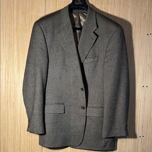 Ralph Lauren- Polo University Men's Gray Herringbone Blazer